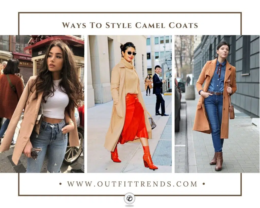 Ways to style camel coats