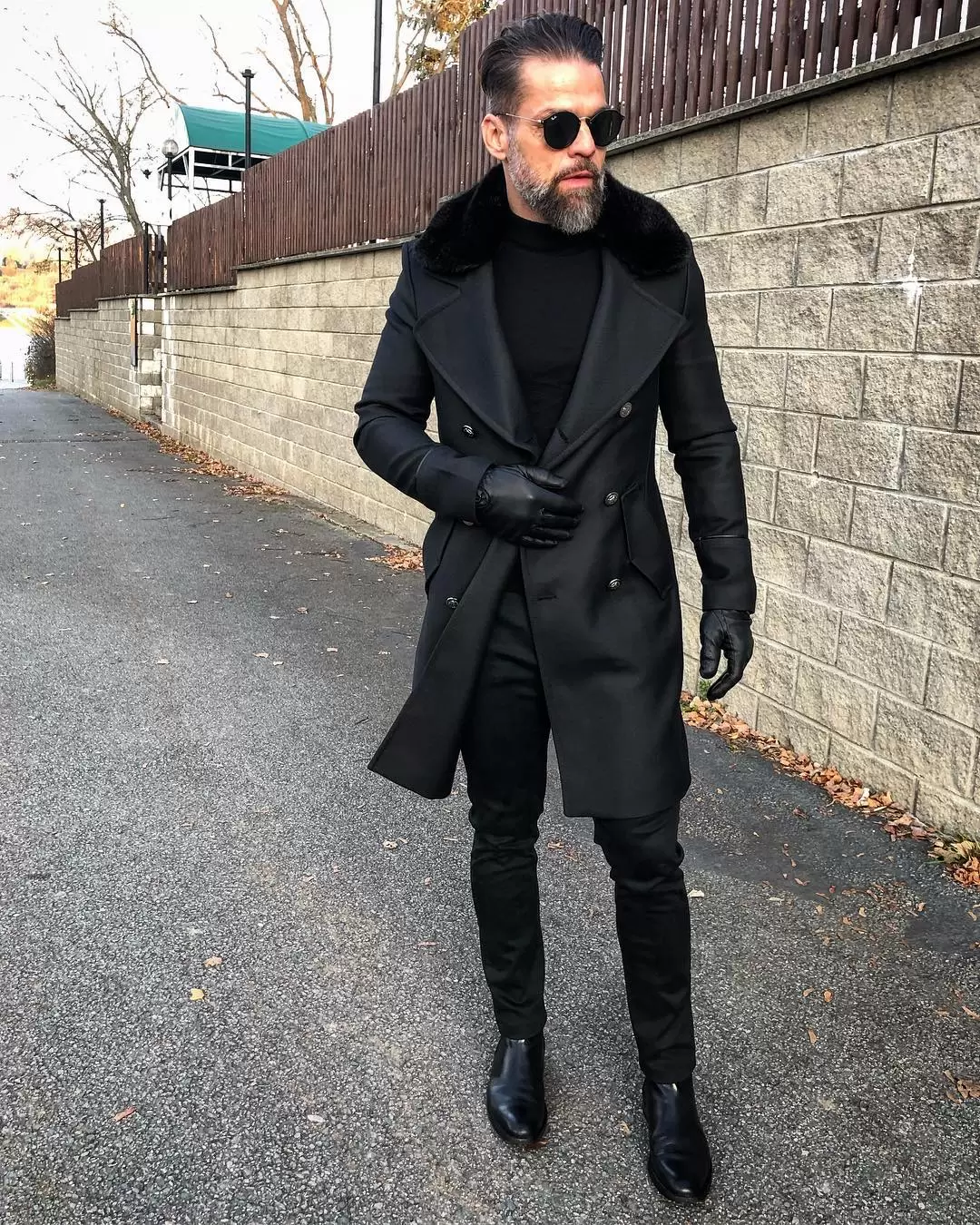 Men long coat