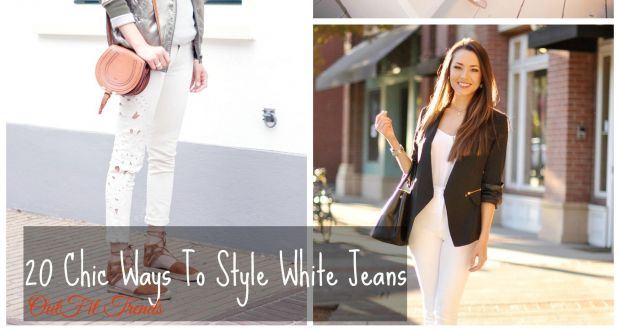 Outfit With White Jeans - 23 Chic Ways to Style White Jeans