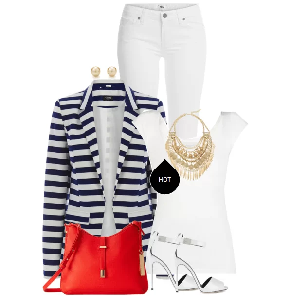 Outfit With White Jeans