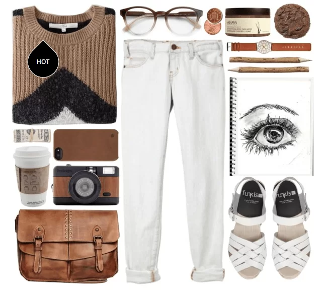 Outfit With White Jeans