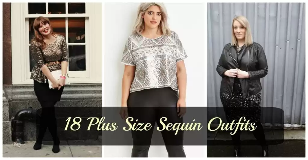 Trendy ways to wear sequin outfits as curvy women (15)