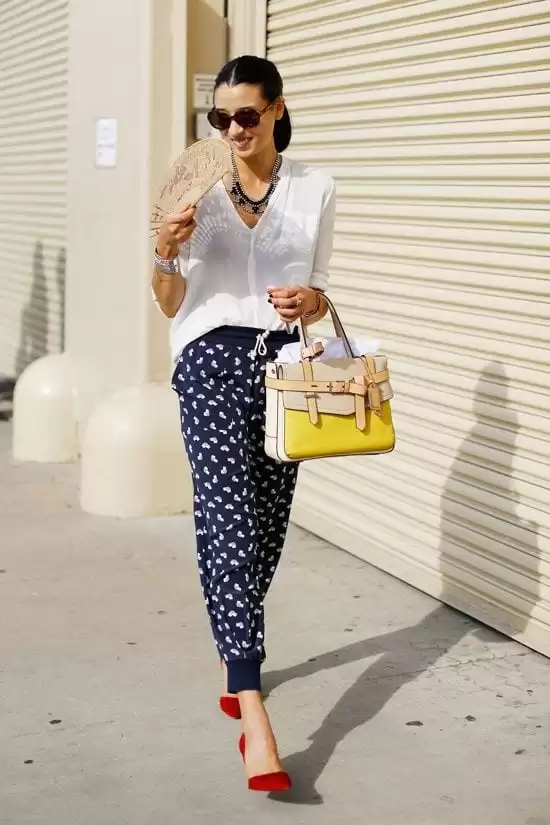 dark-blue-printed-pants