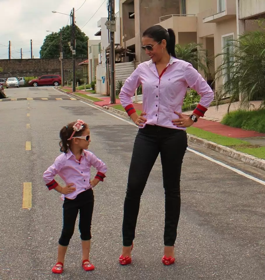 matching clothes for mother and daughter (15)