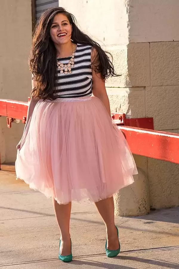 pink outfits for plus size girls (10)