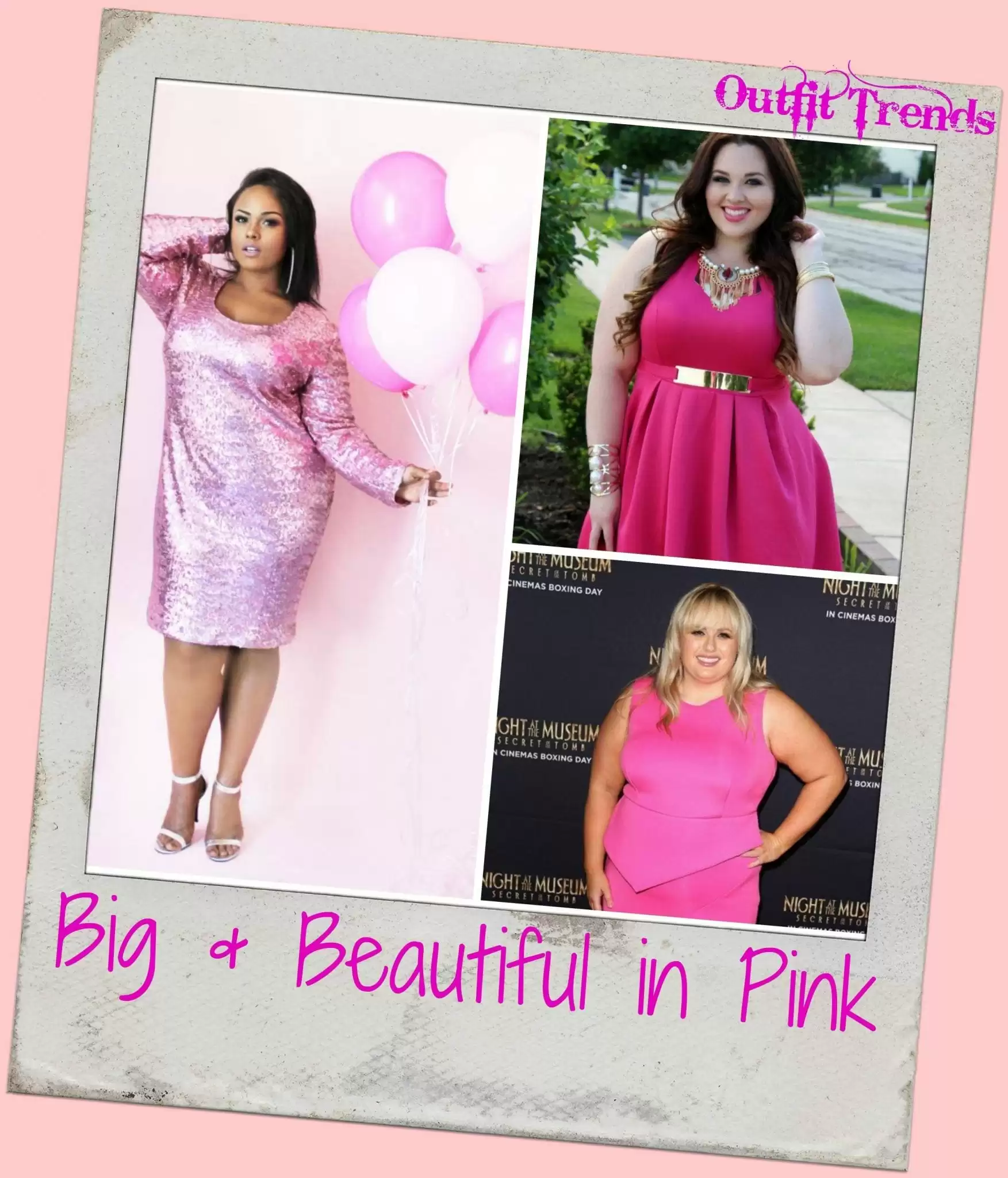 20 Pink Outfit Ideas for Plus Size Women for Chic Look