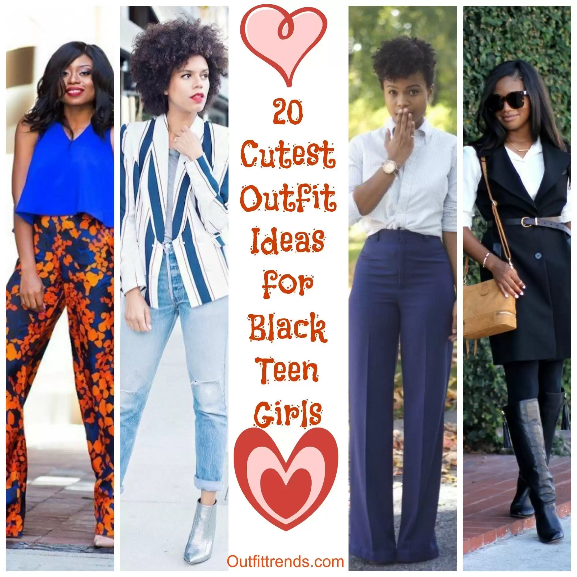 20 Cute Outfit Ideas for Black Teenage Girls This Season