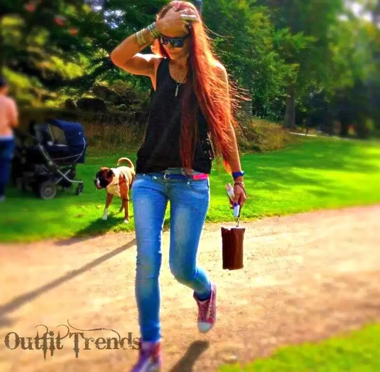 outfit ideas with red hairs