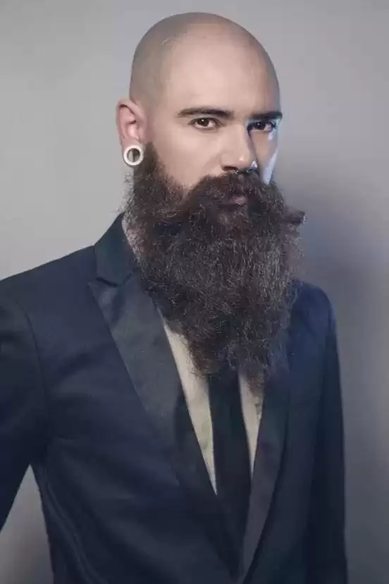 30 Cool Beard Styles for Bald Men