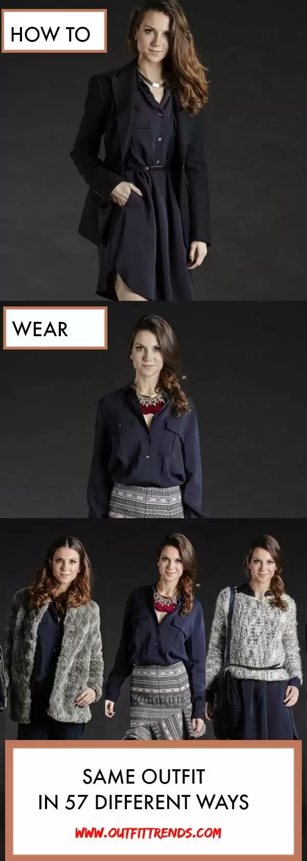 HOW TO WEAR SAME DRESS IN DIFFERENT WAYS