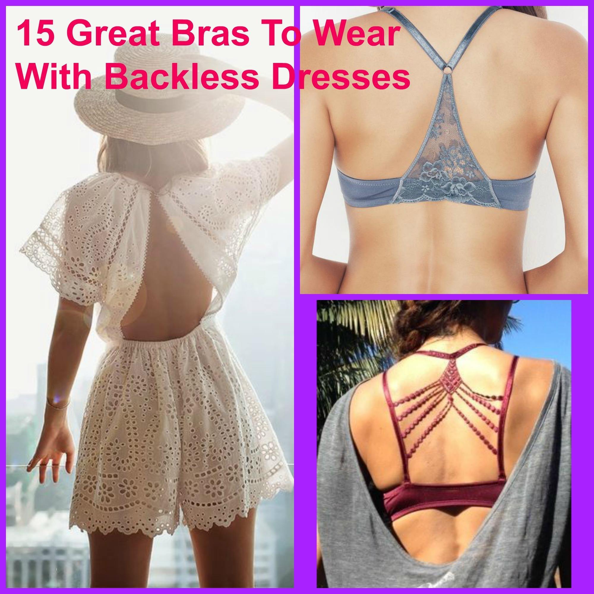 How to Wear a Bra Under a Backless Dress - How to Tie Your Backless Dress  Over Your Bra - Straight A Style