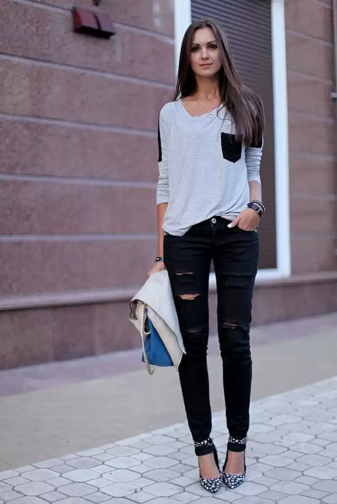 Stylish Ways to Wear Black Denim (2)