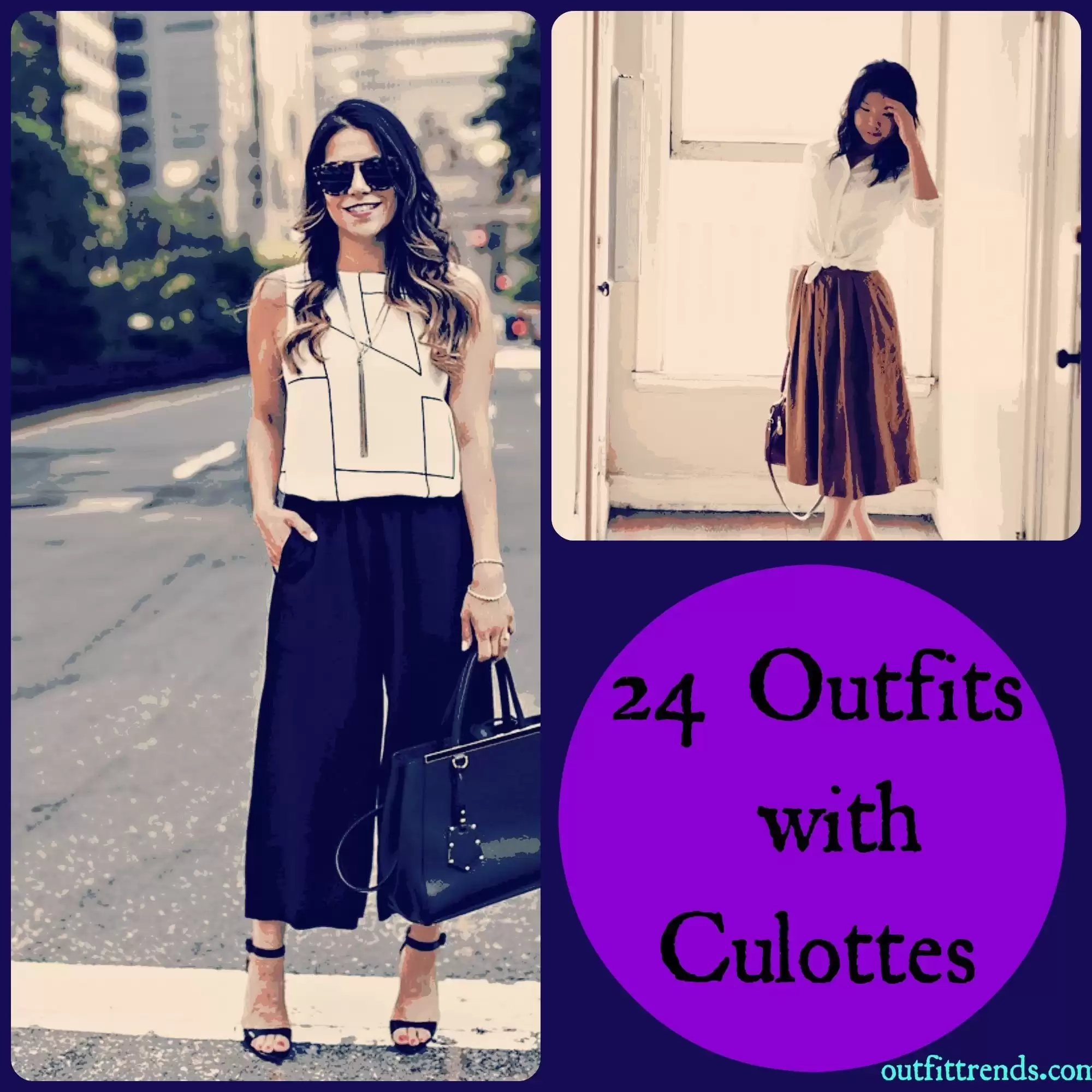 How to Wear Culottes Outfits? 24 Styling Tips