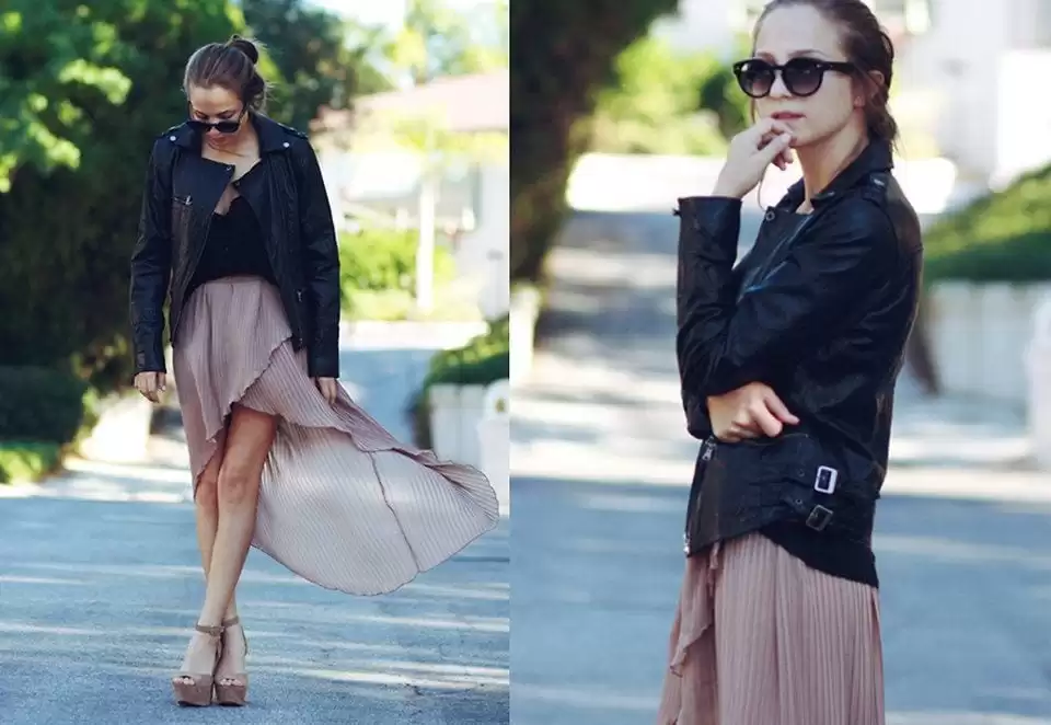 asymmetrical skirt outfits (18)