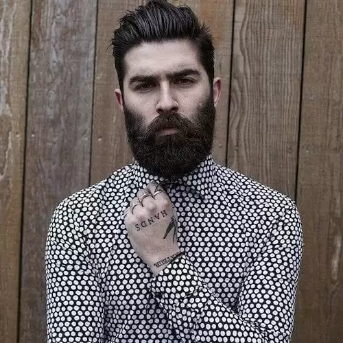 Smart and Cool hairstyles or men with beards (3)