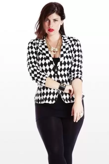 Stylish ways for curvy and plus size women to wear Blazer (6)