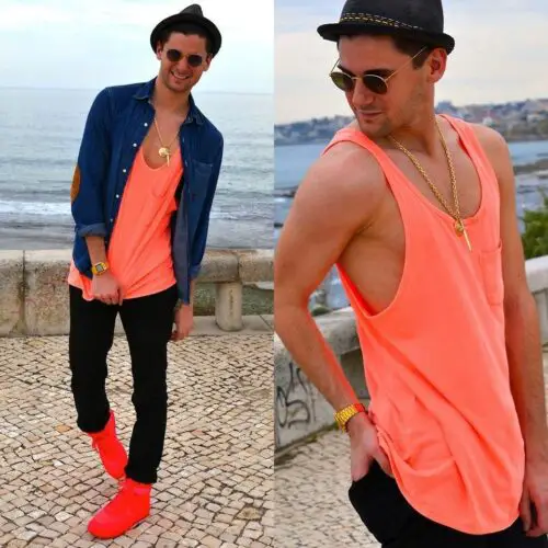 Ideas for Men to wear Neon Outfits (5)