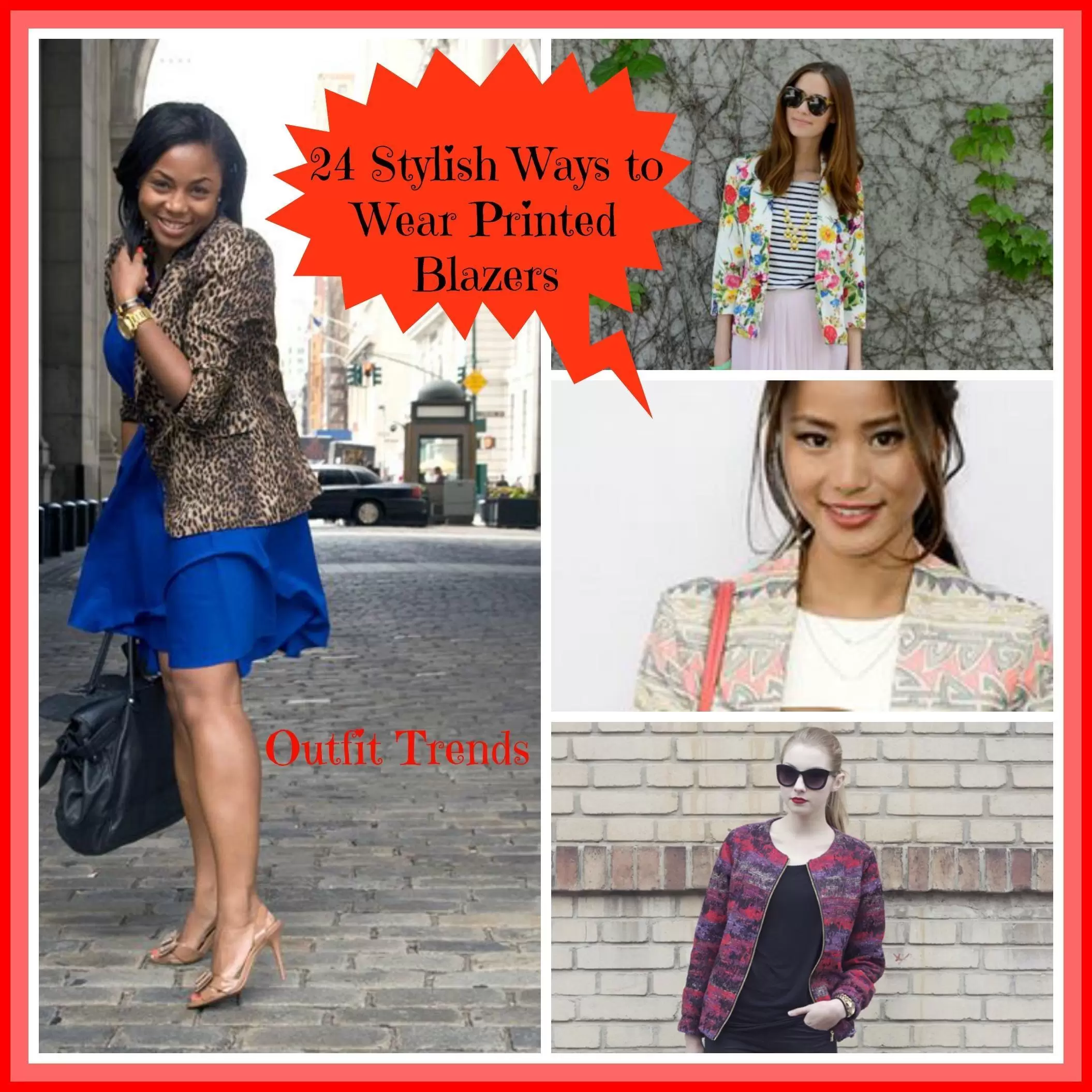 What to Wear with Printed Blazer? 24 Outfit Ideas