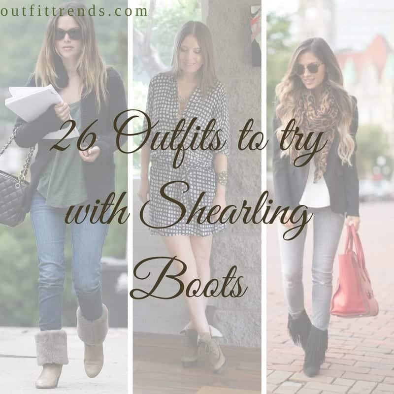 How to Wear Shearling Boots- 26 Outfits with Shearling Boots