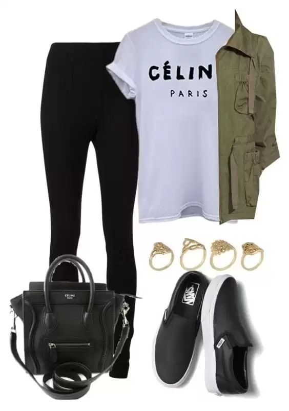 Cute Outfit Ideas To Wear With Slip-On Sneakers (10)