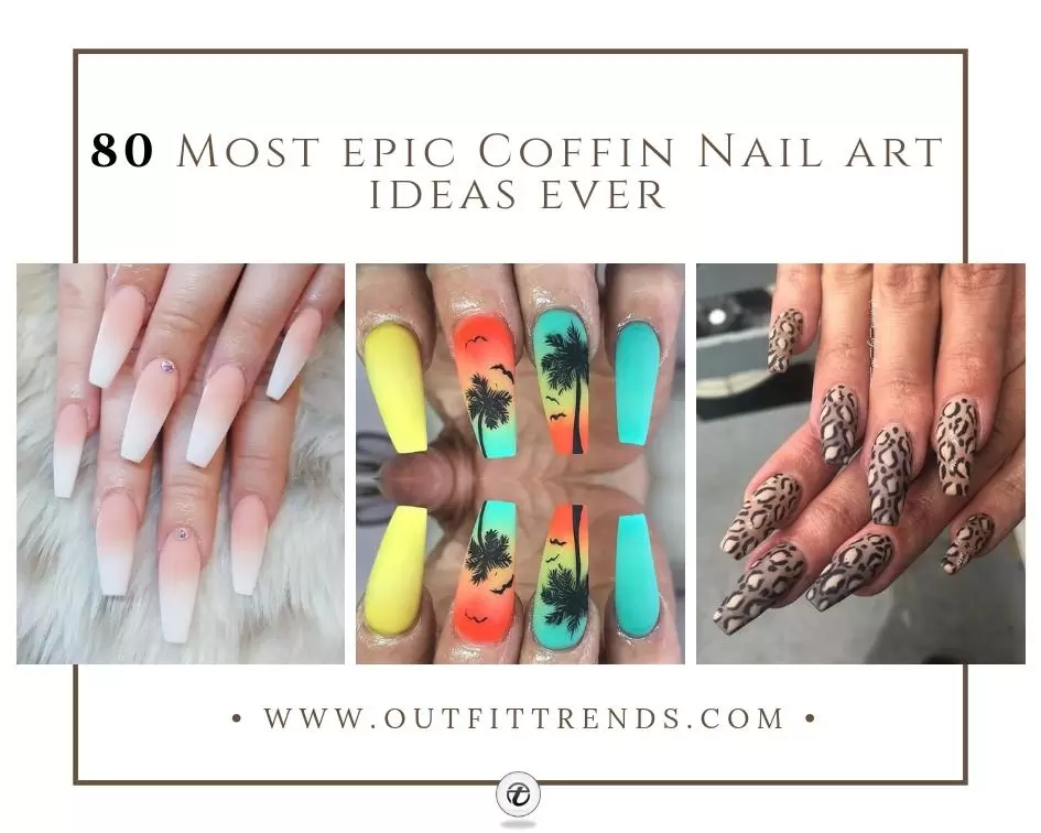 80 Best Coffin Shaped Nail Art Ideas You Must Try