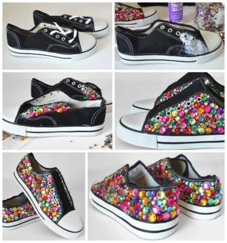 Rhinestone Embellished Sneakers