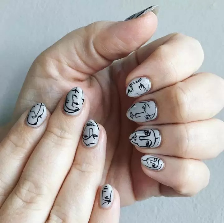 Elevate Your Beauty Game With These Chic Abstract Nail Art Designs (10)