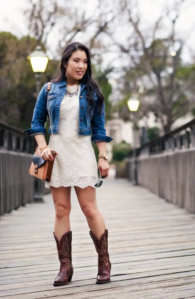 Outfits with Cowboy Boots -19 Ways to Wear Cowboy Shoes