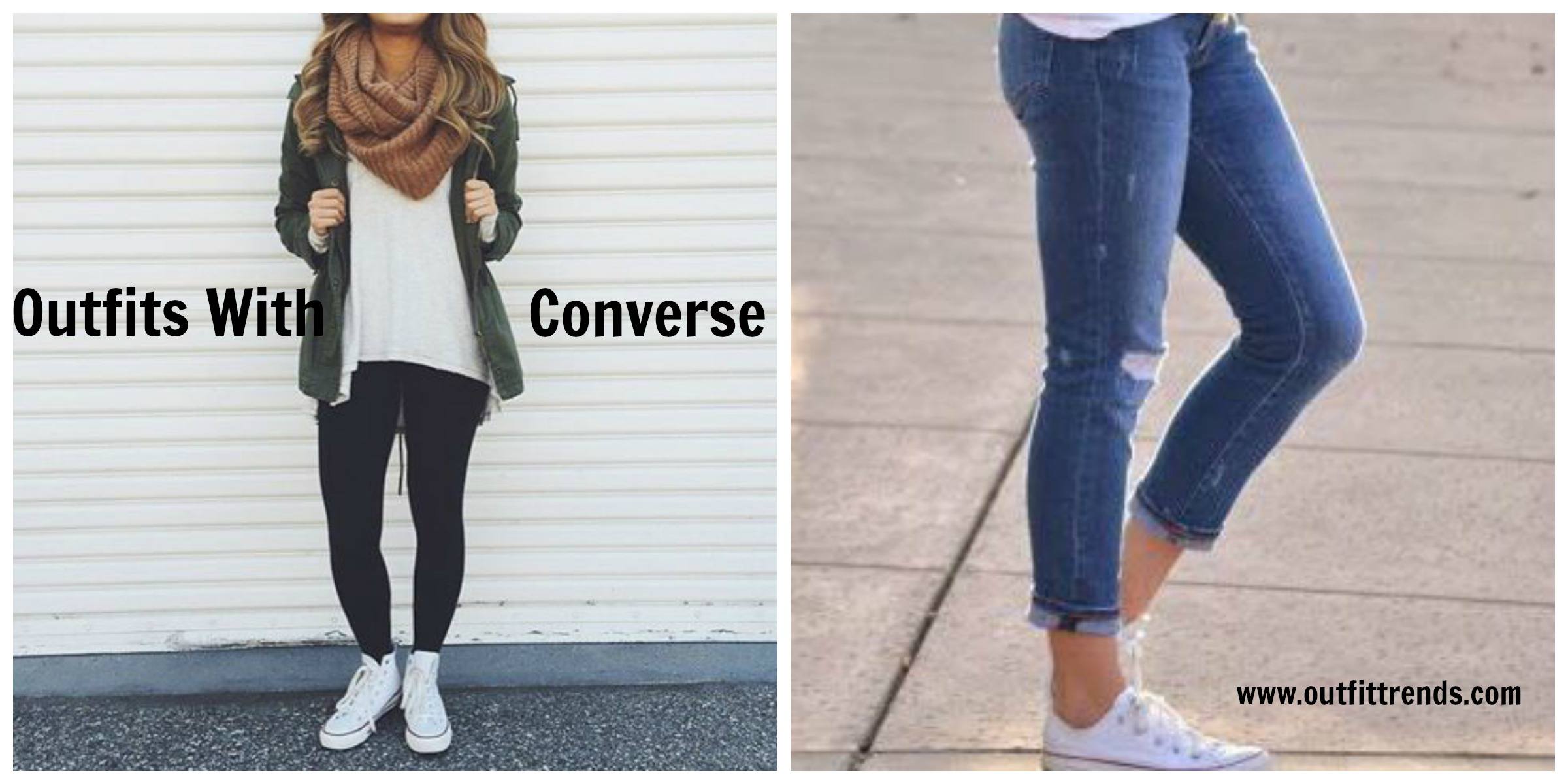 Cute White Converse Outfits