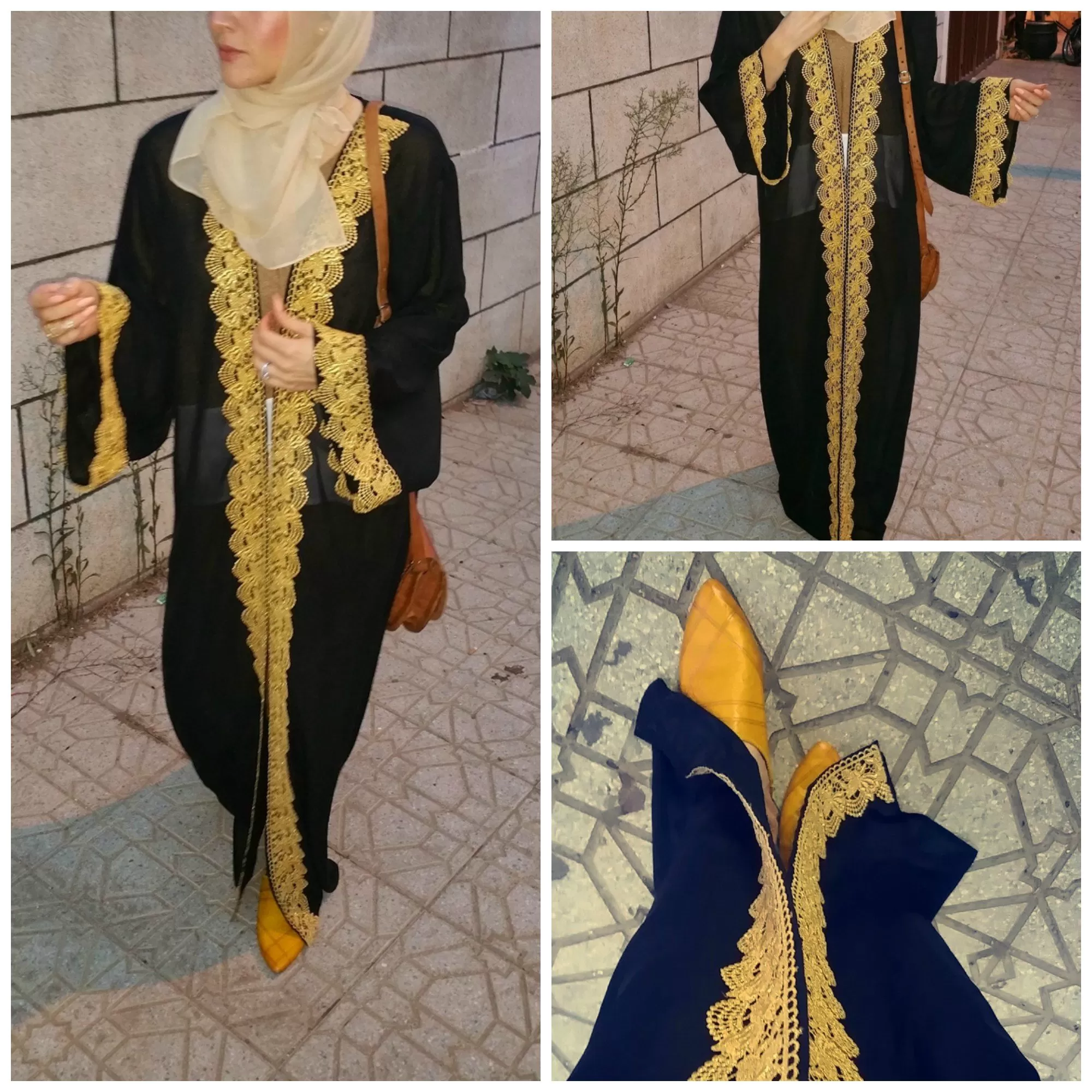 19-black-kimono-infinite-abaya-with-pointy-moroccan-flat-shoes