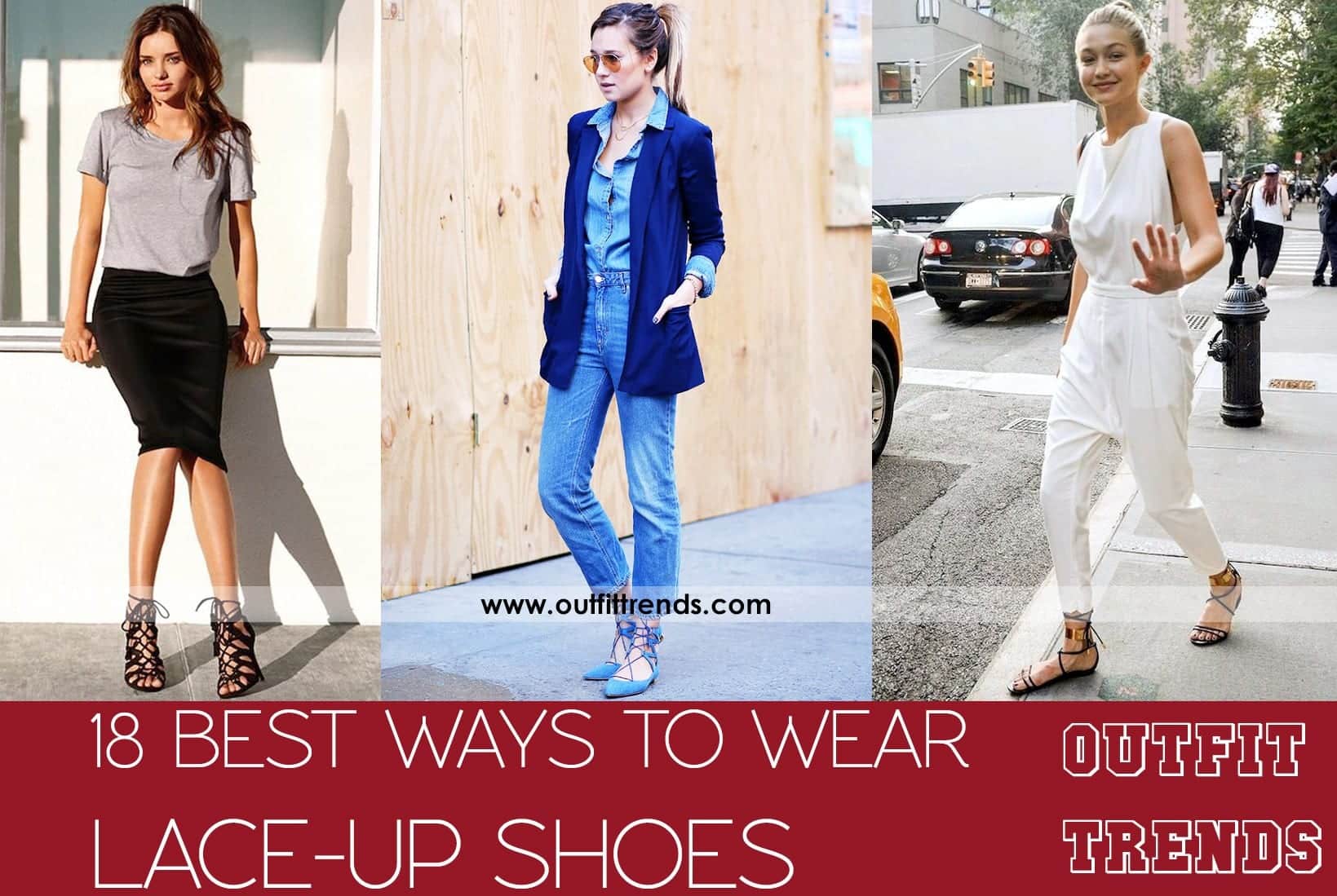 18 Best Lace up Shoes Outfit Ideas to Copy