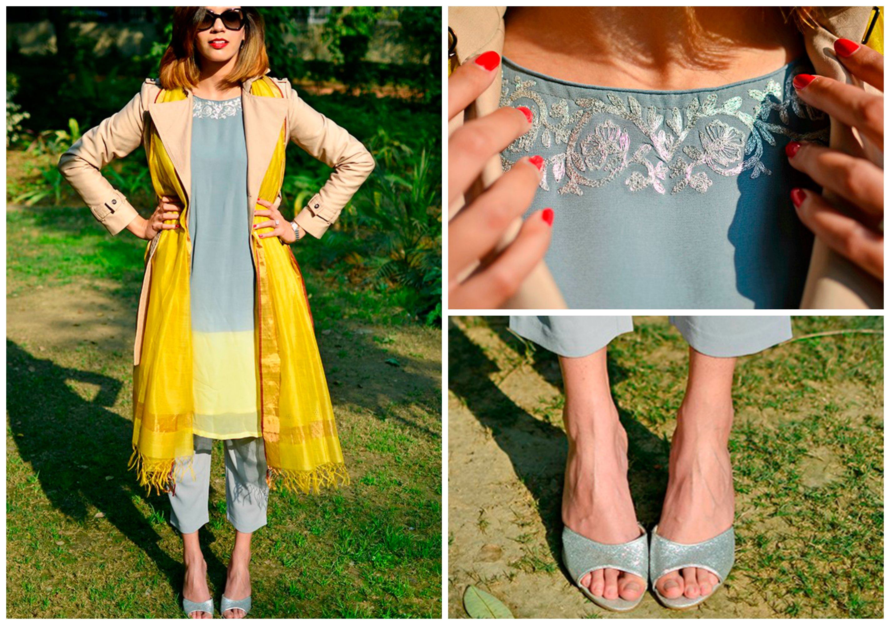 Sandals to wear online with kurta