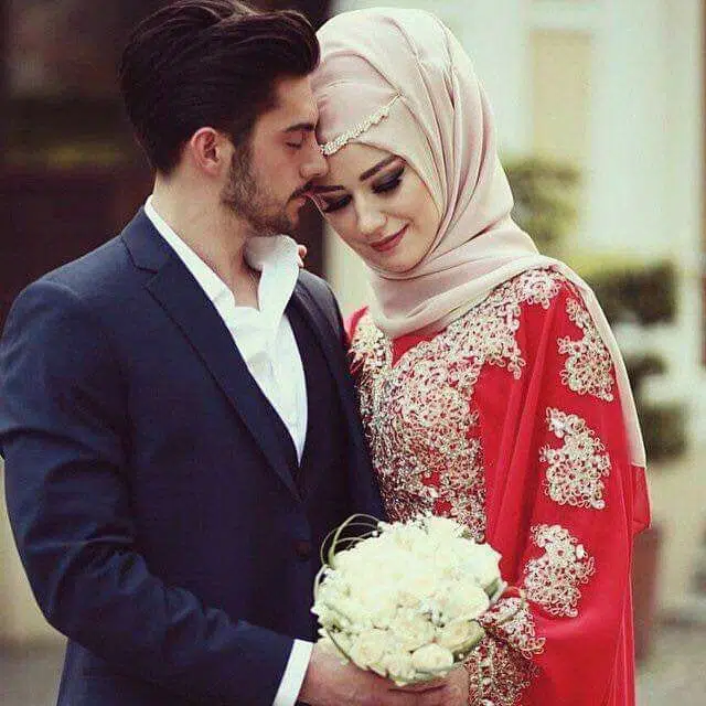 muslim couple wedding pictures