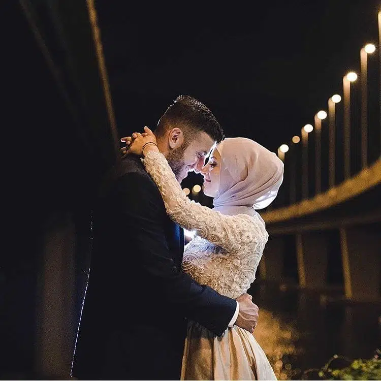 muslim couple wedding pictures