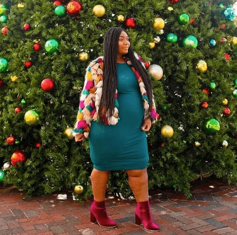 plus size christmas outfit