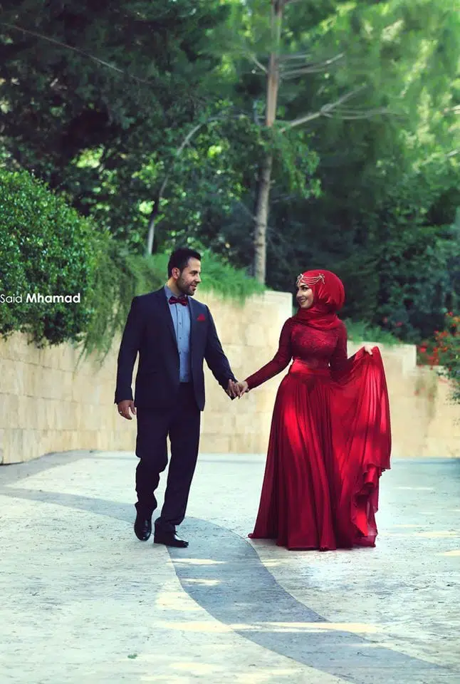 muslim couple wedding pictures