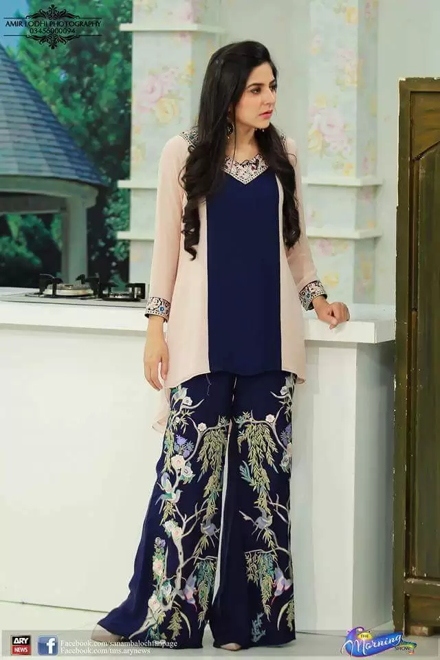 Gorgeous Sanam Baloch in beautiful palazzo pant