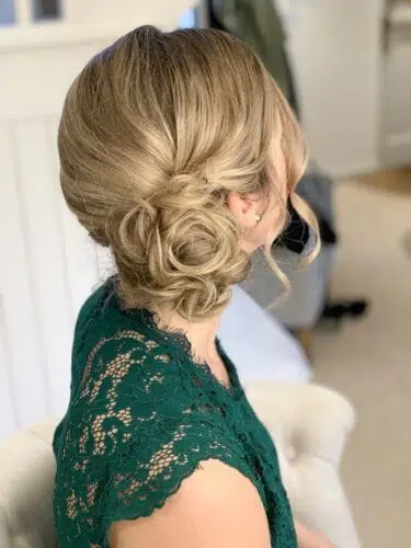 Half Up Bun For Weddings