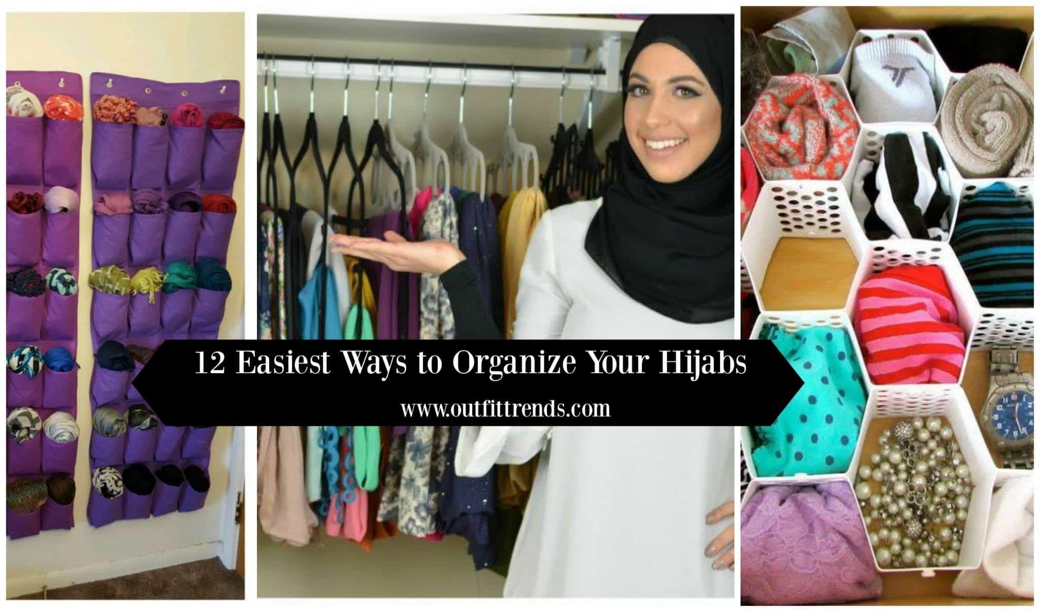 Here Are 5 Ways To Easily Organise Your Hijabs For Under $10!