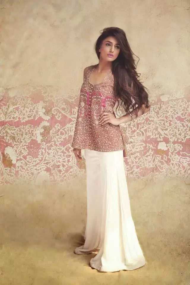 short embellished kurti with palazzo