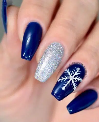 White Nail Art for Winters4