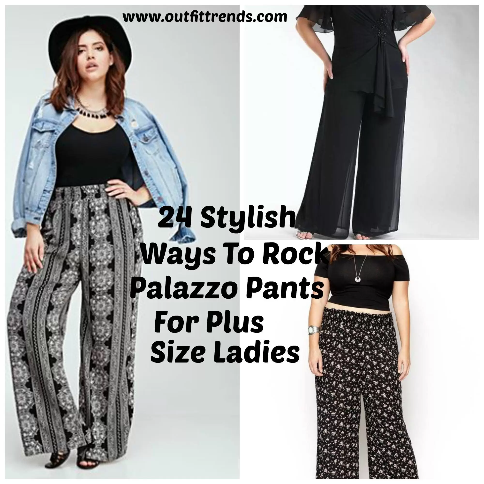 24 Palazzo Pant Outfit Ideas for Plus Size Women