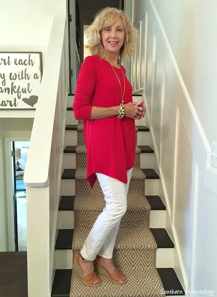 Tunic tops for women over 60 dressy pants