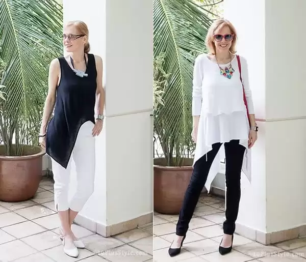 legging outfit for women over 40