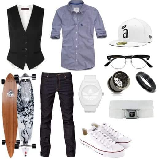 polyvore hipster outfits