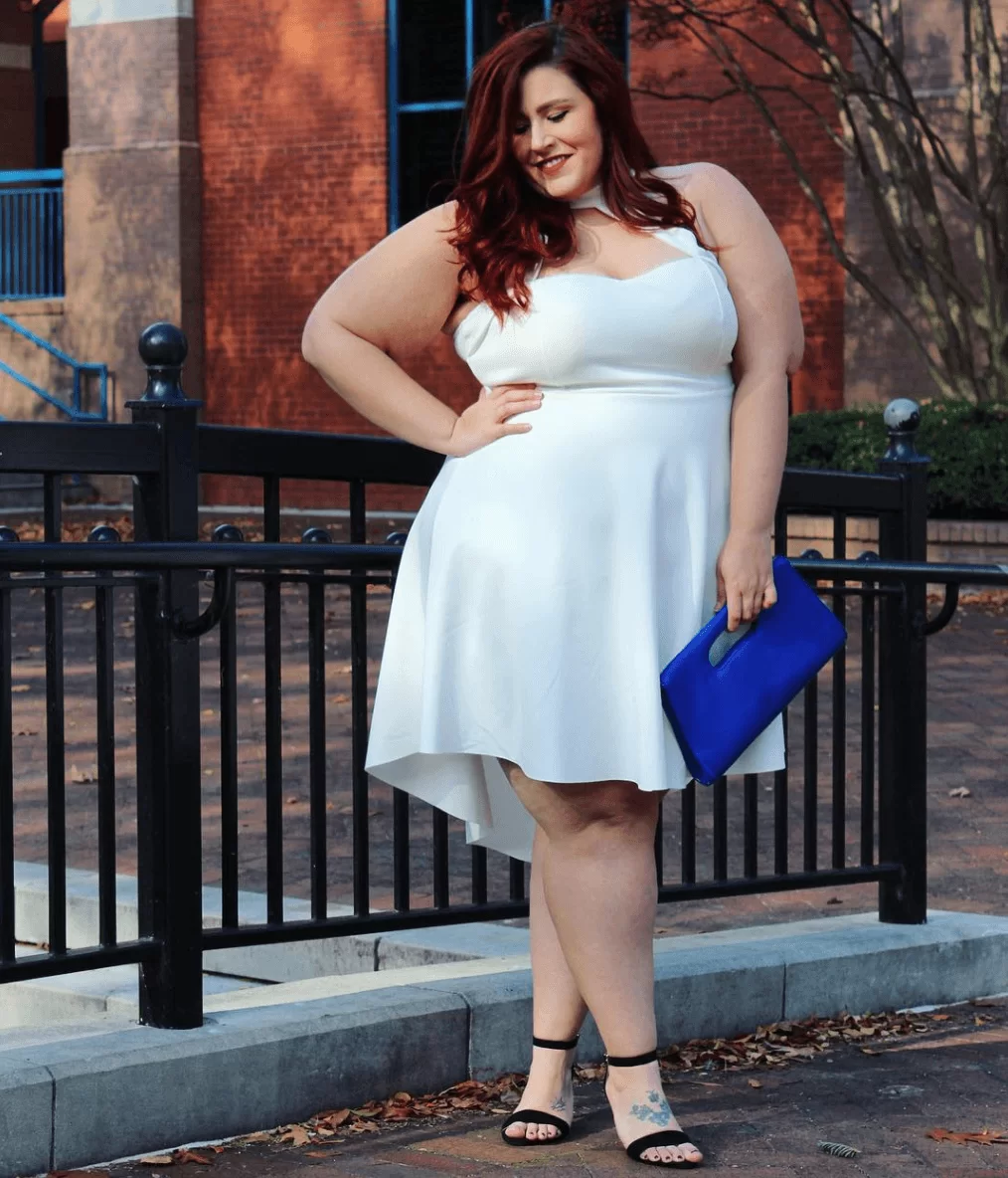 date night plus size dress