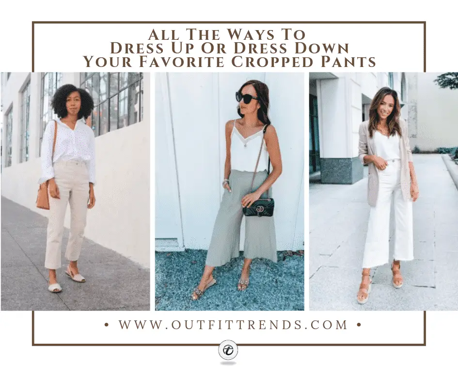 Cropped Trousers  Buy Cropped Trousers online in India