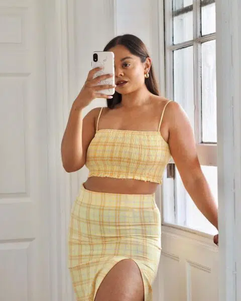 yellow outfits for women 