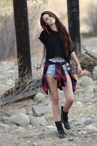 red flannel outfit ideas