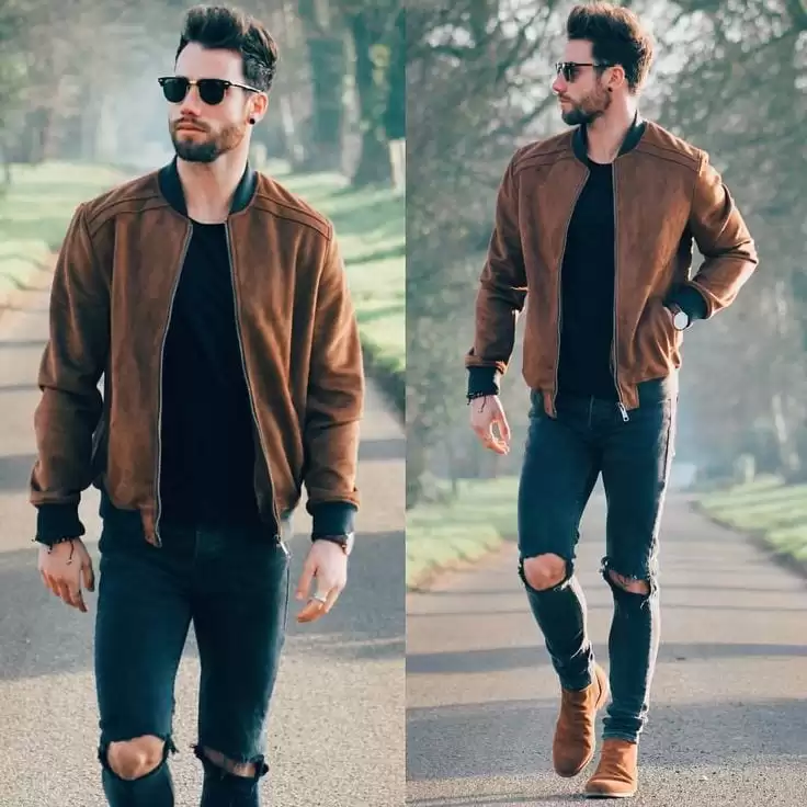 how to wear suede jacket for men (14)